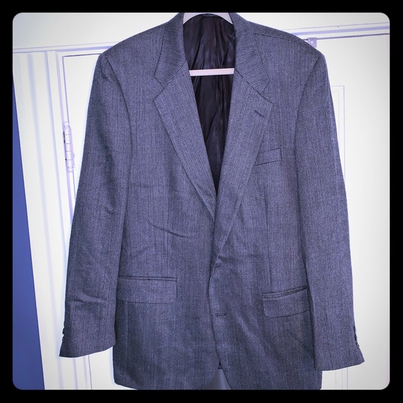 Burberry Other - Vintage Burberry - 100% Wool Sport Coat - Charcoal  - 44L